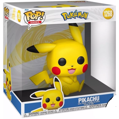 Funko Pop! Pikachu #1268 10 Inch Pokémon Games Vinyl Figure Box