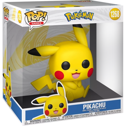 Funko Pop! Pikachu #1268 10 Inch Pokémon Games Vinyl Figure Box