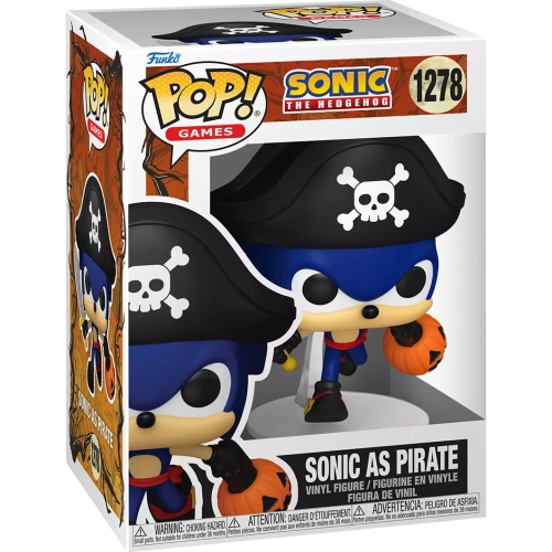 Funko Pop! Sonic as Pirate #1278 Sonic the Hedgehog Box
