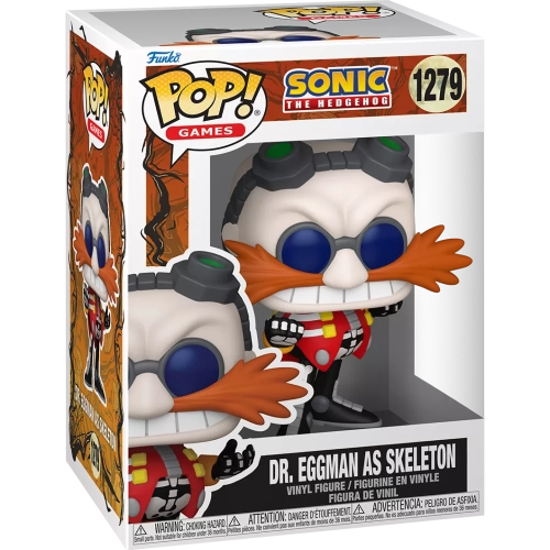 Funko Pop! Dr. Eggman as Skeleton #1279 Sonic the Hedgehog Box