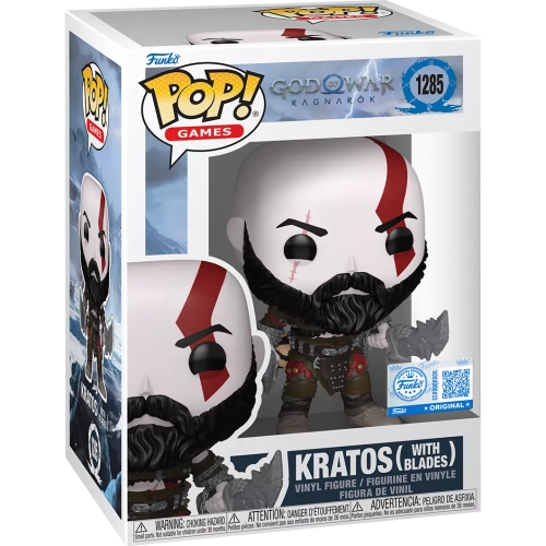 Funko Pop! Kratos (with Blades) #1285 God of War Ragnarök Box