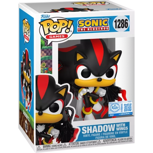 Funko Pop! Shadow with Wings #1286 Sonic the Hedgehog Box