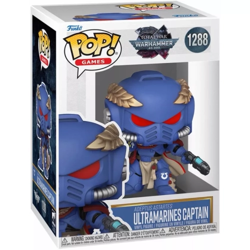 Funko Pop! Adeptus Astartes Ultramarines Captain #1288 Box