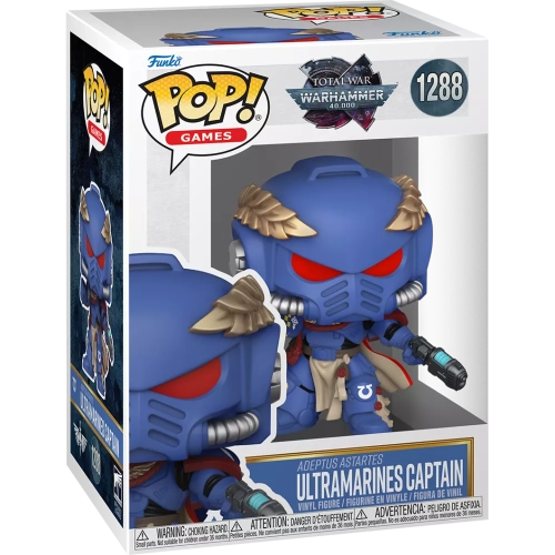 Funko Pop! Adeptus Astartes Ultramarines Captain #1288 Box