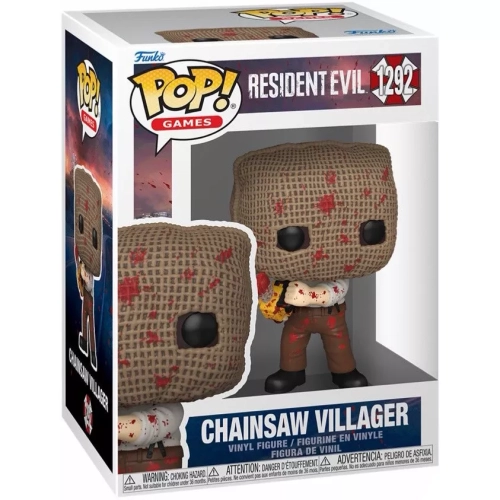 Funko Pop! Chainsaw Villager #1292 Resident Evil Games Box