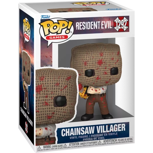 Funko Pop! Chainsaw Villager #1292 Resident Evil Games Box