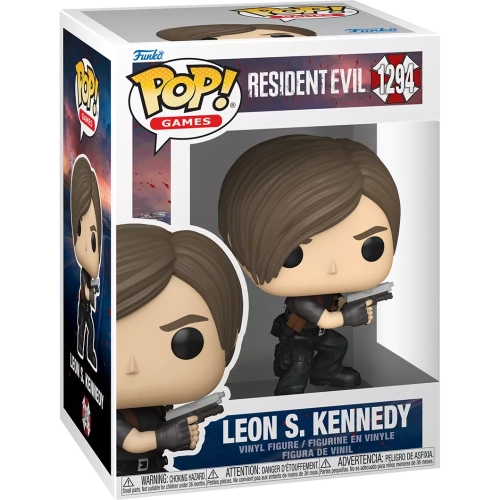 Funko Pop! Leon S. Kennedy #1294 Resident Evil Games Box