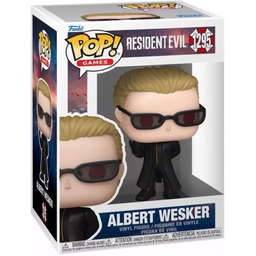 Funko Pop! Albert Wesker #1295 Resident Evil Games Box