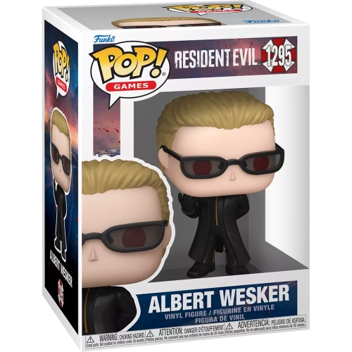 Funko Pop! Albert Wesker #1295 Resident Evil Games Box