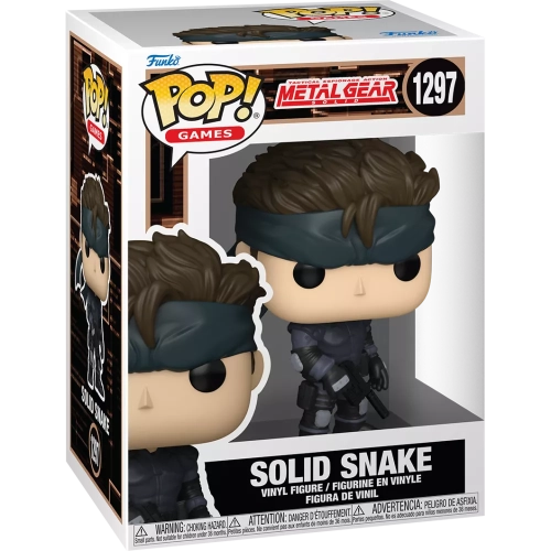 Funko Pop! Solid Snake #1297 Tactical Espionage Action Metal Gear Solid Snake Eater Box