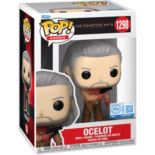 Funko Pop! Ocelot #1298 Metal Gear Solid V The Phantom Pain Tactical Espionage Action Box