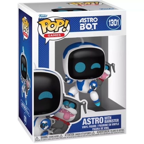 Funko Pop! Astro with Barkster #1301 Astro Bot Games Box