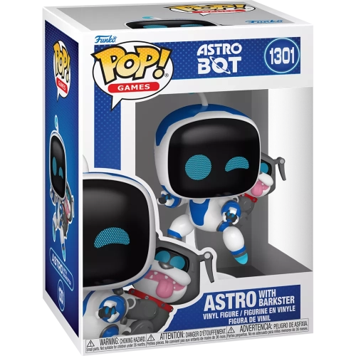 Funko Pop! Astro with Barkster #1301 Astro Bot Games Box