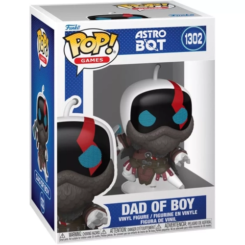 Funko Pop! Dad of Boy #1302 Astro Bot Games Vinyl Figure Box