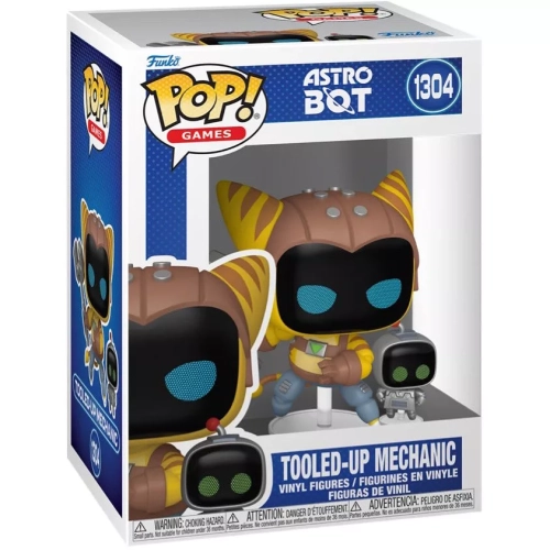 Funko Pop! Tooled-Up Mechanic #1304 Astro Bot Games Box
