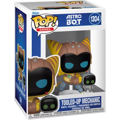 Funko Pop! Tooled-Up Mechanic #1304 Astro Bot Games Box