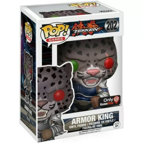 Funko Pop! Armor King #202 Blue Tekken Games Vinyl Figure Box