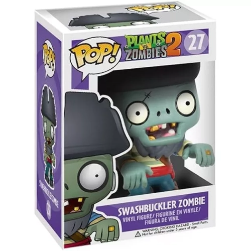Funko Pop! Swashbuckler Zombie #27 Plants vs. Zombies 2 Box
