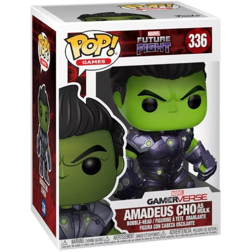 Funko Pop! Amadeus Cho as Hulk #336 Marvel Future Fight Box