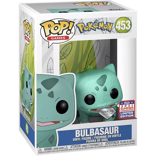 Funko Pop! Bulbasaur #453 Diamond Collection Pokémon Box