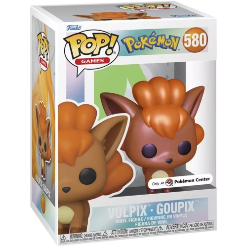 Funko Pop! Vulpix #580 Pearlescent Pokémon Games Vinyl Figure Box