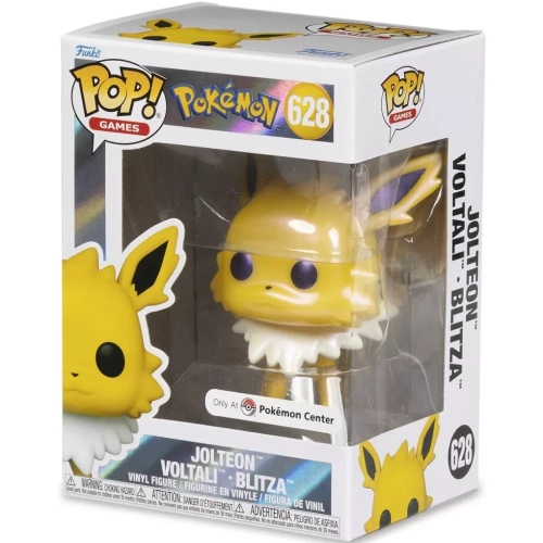 Funko Pop! Jolteon #628 Pearlescent Pokémon Games Box
