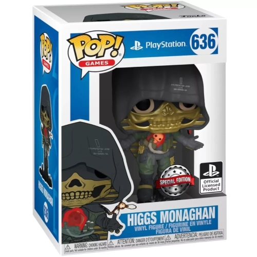 Funko Pop! Higgs Monaghan #636 PlayStation Games Vinyl Figure Box