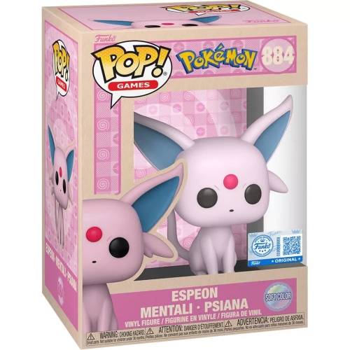 Funko Pop! Espeon #884 Pastel Soft Color Pokémon Games Box