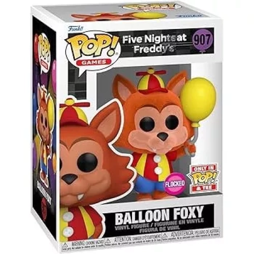 Funko Pop! Balloon Foxy #907 Flocked Five Nights at Freddy's Box