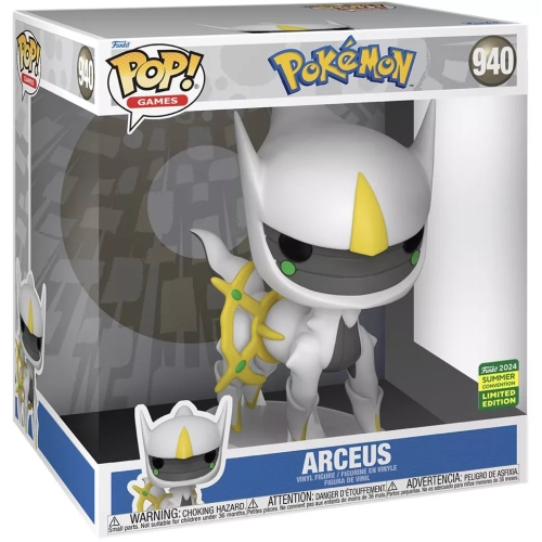 Funko Pop! Arceus #940 10 Inch Pokémon Games Vinyl Figure Box