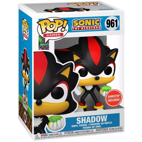 Funko Pop! Shadow #961 Sonic the Hedgehog Games Vinyl Figure Box