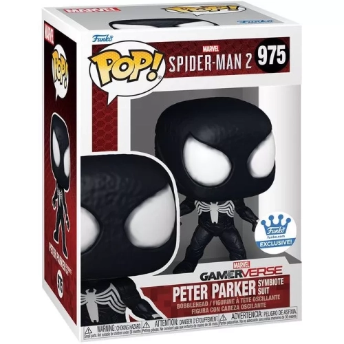 Funko Pop! Peter Parker Symbiote Suit #975 Marvel Spider-Man 2 Box