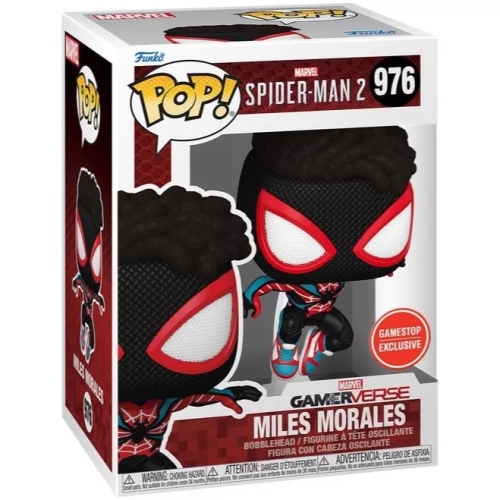 Funko Pop! Miles Morales #976 Marvel Spider-Man 2 Games Box