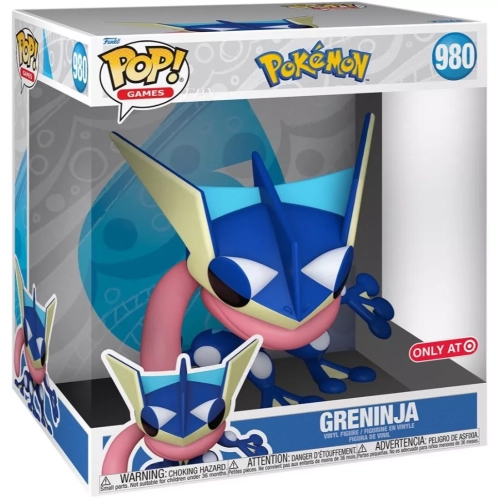 Funko Pop! Greninja #980 10 Inch Pokémon Games Vinyl Figure Box