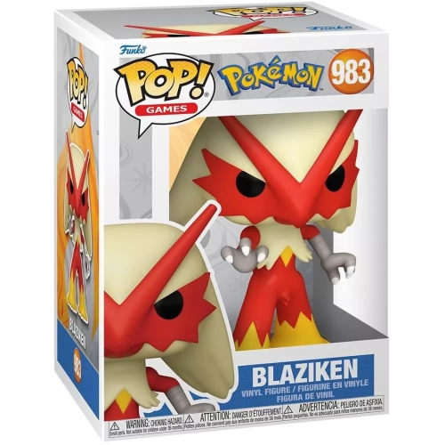 Funko Pop! Blaziken #983 Pokémon Games Vinyl Figure Box