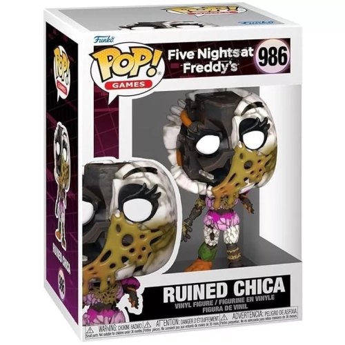 Funko Pop! Ruined Chica #986 Five Nights at Freddy's Security Breach Ruin Box