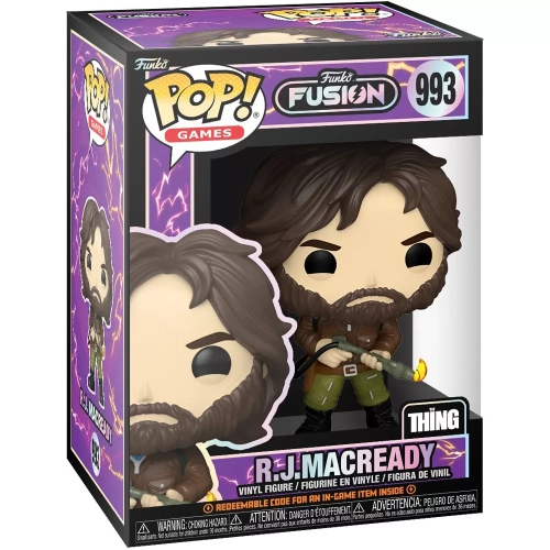 Funko Pop! R.J. MacReady #993 Funko Fusion Games Vinyl Figure Box