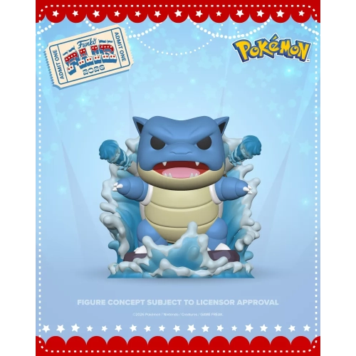 Funko Pop! Blastoise Pokémon Games Vinyl Figure Box