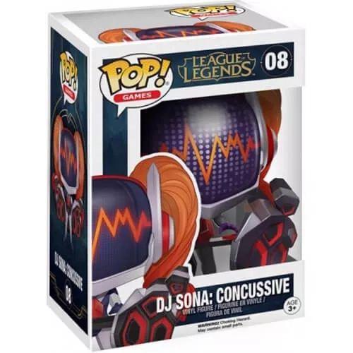 Funko Pop! DJ Sona : Concussive #08 League of Legends Box
