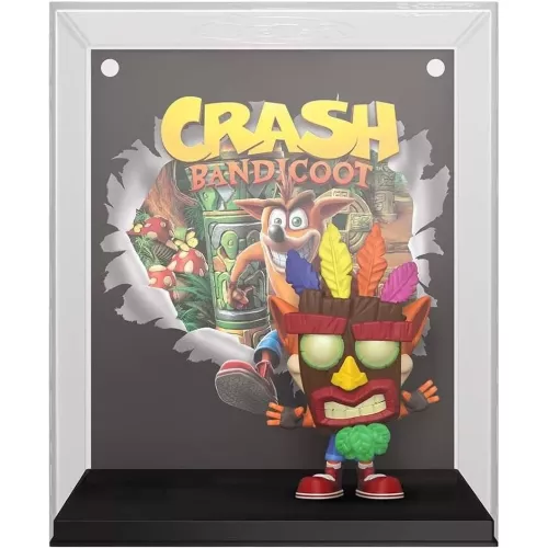 Funko Pop! Crash Bandicoot #06 Game Cover Aku Mask