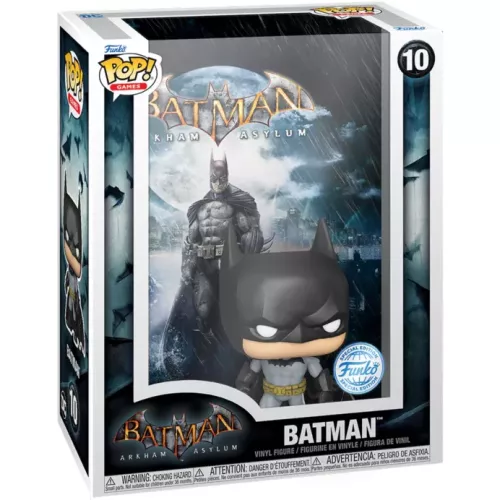 Funko Pop! Batman #10 Game Cover Batman Arkham Asylum Box