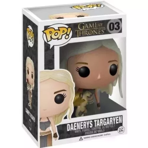Funko Pop! Daenerys Targaryen #03 Gold Dragon Game of Thrones Box