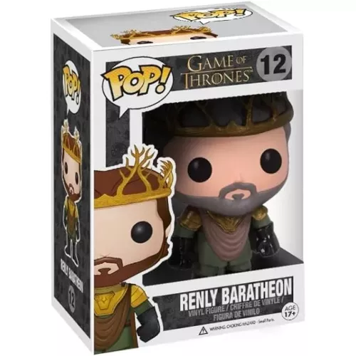 Funko Pop! Renly Baratheon #12 Game of Thrones Vinyl Figure Box