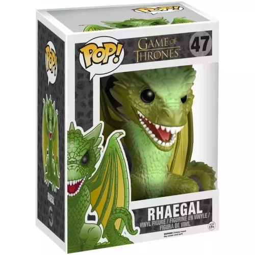 Funko Pop! Rhaegal #47 6 Inch Game of Thrones Vinyl Figure Box
