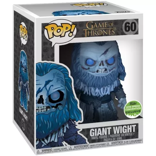 Funko Pop! Giant Wight #60 6 Inch Game of Thrones Box