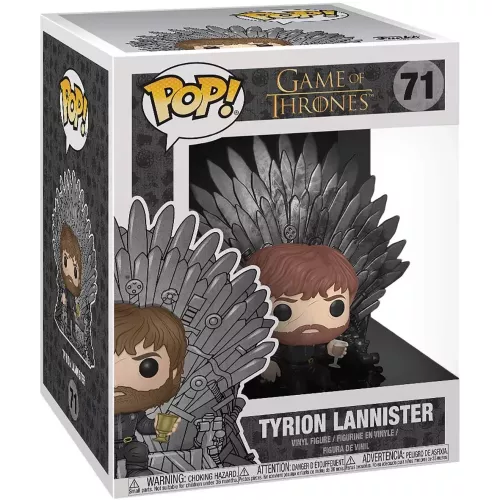 Funko Pop! Tyrion Lannister #71 on Iron Throne Game of Thrones Box