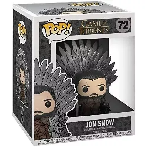 Funko Pop! Jon Snow #72 on Iron Throne Game of Thrones Box