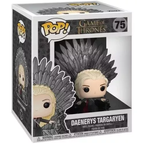 Funko Pop! Daenerys Targaryen #75 on Iron Throne Game of Thrones Box
