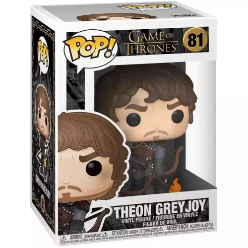 Funko Pop! Theon Greyjoy #81 Game of Thrones Vinyl Figure Box