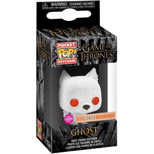 Funko Pop! Ghost Pocket Pop! Keychain Flocked Game of Thrones Box